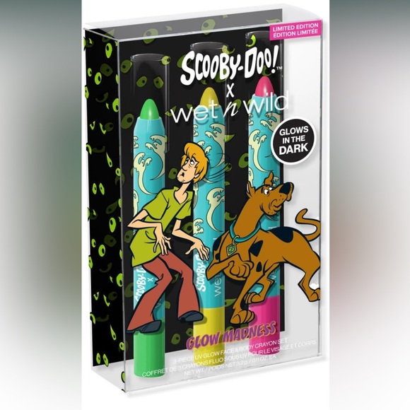 wet n wild Other - Wet N Wild Scooby Doo Collection Glow Madness UV Glow Face & Body Crayon Set